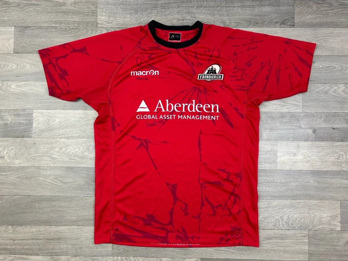 Macron Edinburgh Rugby Jersey Shirt Mens XXL - Image 1
