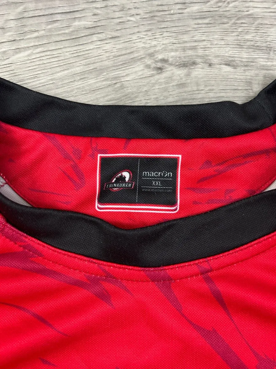 Macron Edinburgh Rugby Jersey Shirt Mens XXL - Image 4