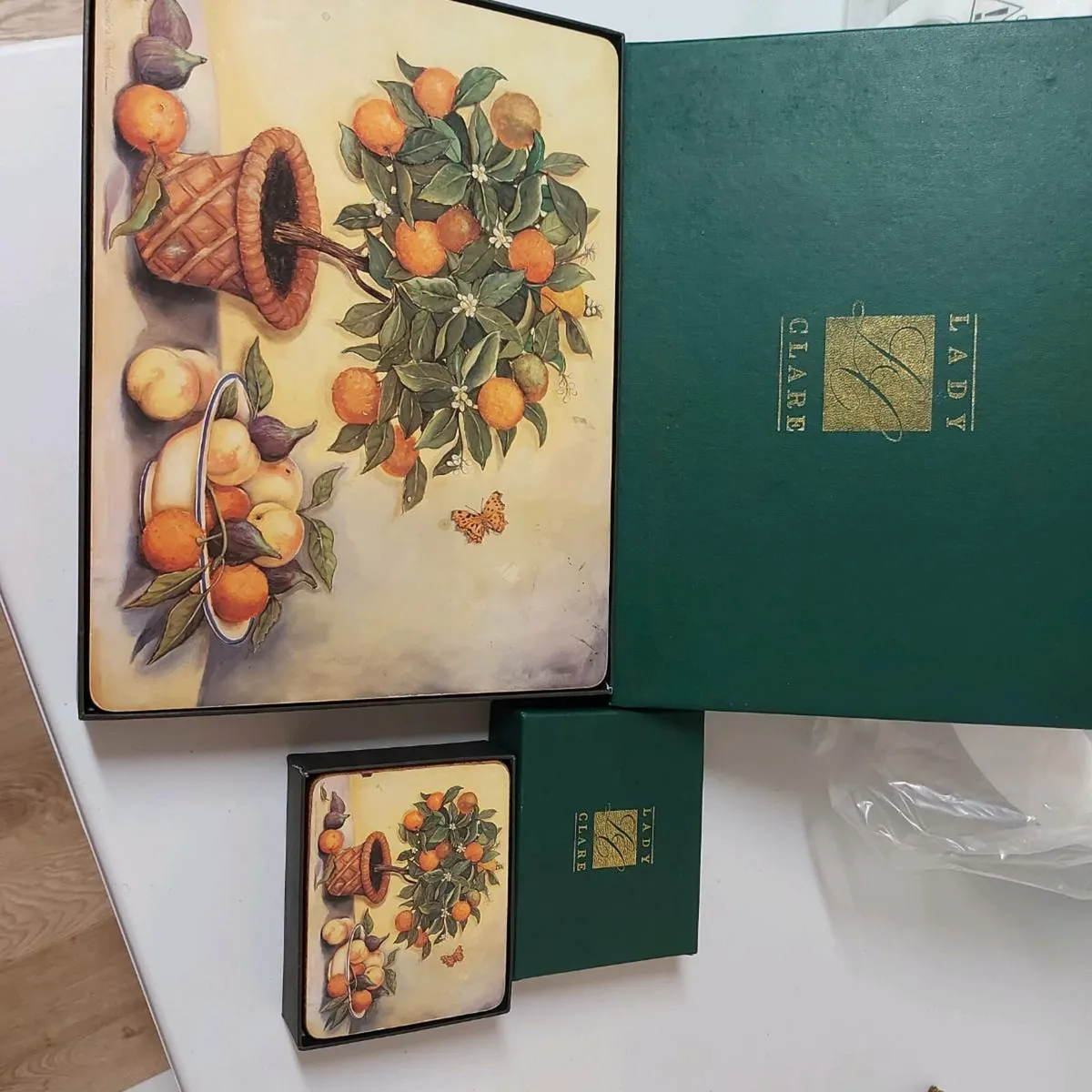 Lady clare placemats and coasters