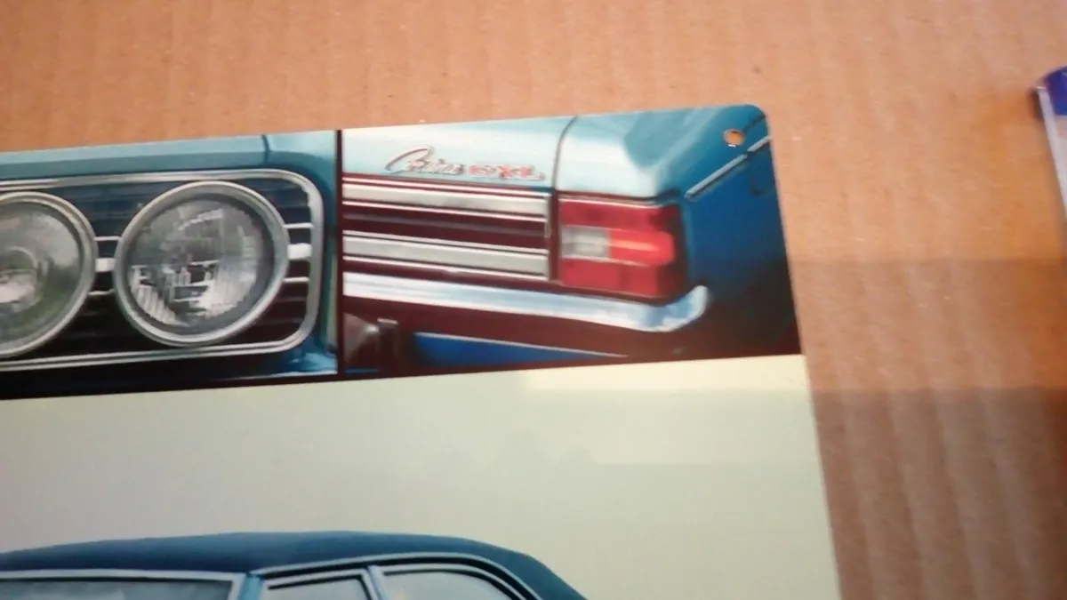 Ford Cortina sign classic car tin metal sign - Image 4