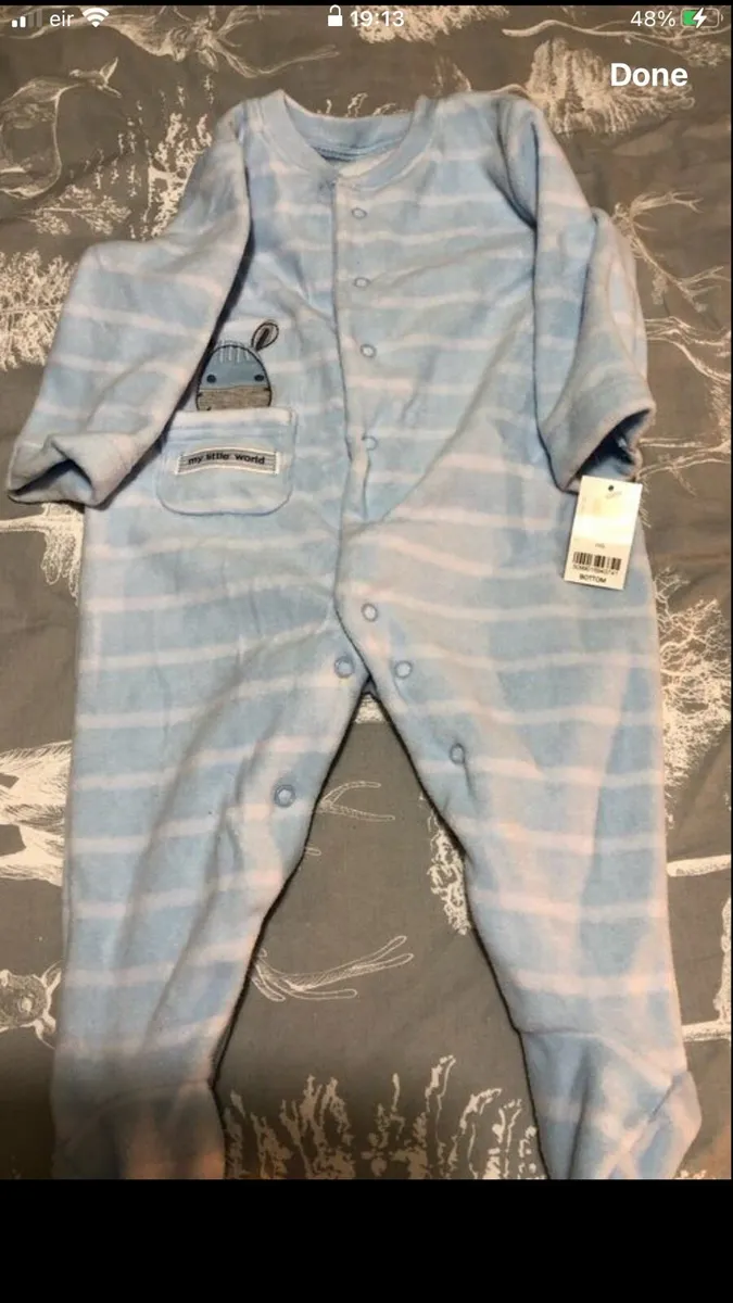 Boys BNWT sleeping suit 3/6 mths €4 - Image 2