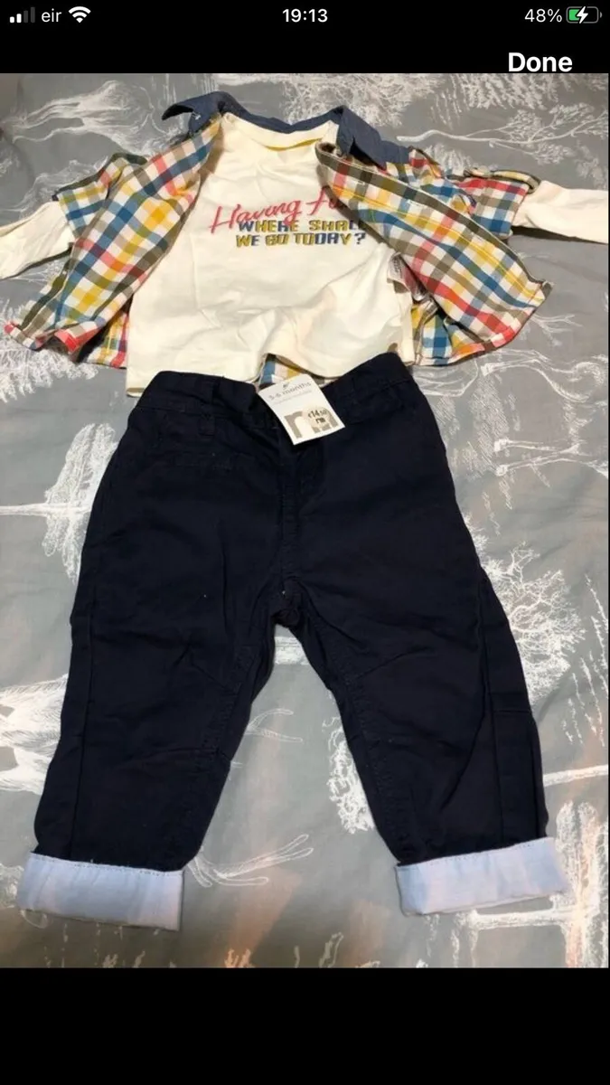 Boys BNWT two piece suit 3/6 mths €8 - Image 2