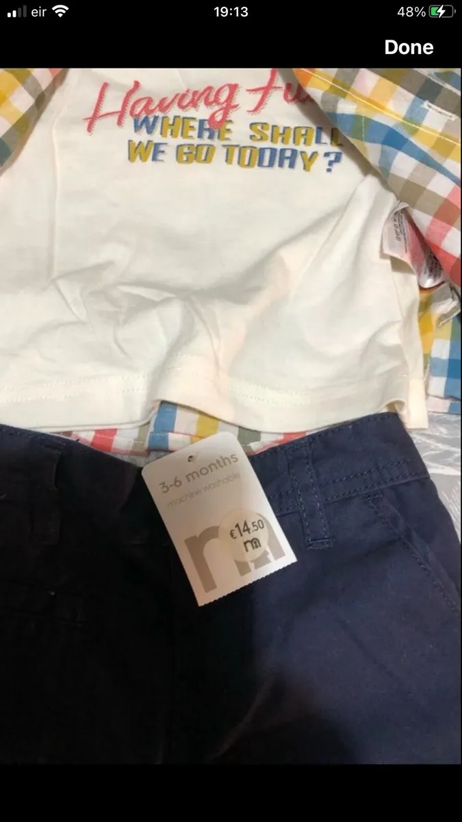 Boys BNWT two piece suit 3/6 mths €8 - Image 3
