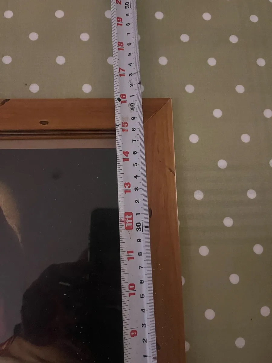 Vintage Sacred Heart Picture - Image 3