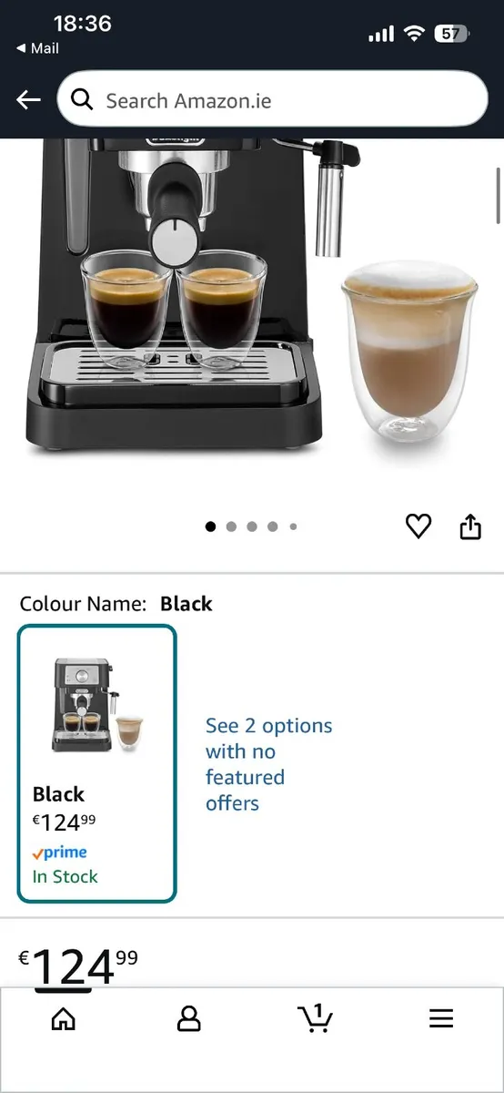 De'Longhi EC260.BK Coffee Machine - Image 2