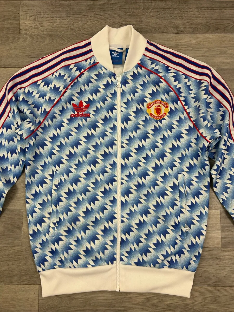 Retro Adidas Manchester United 1992 Track Jacket - Image 2