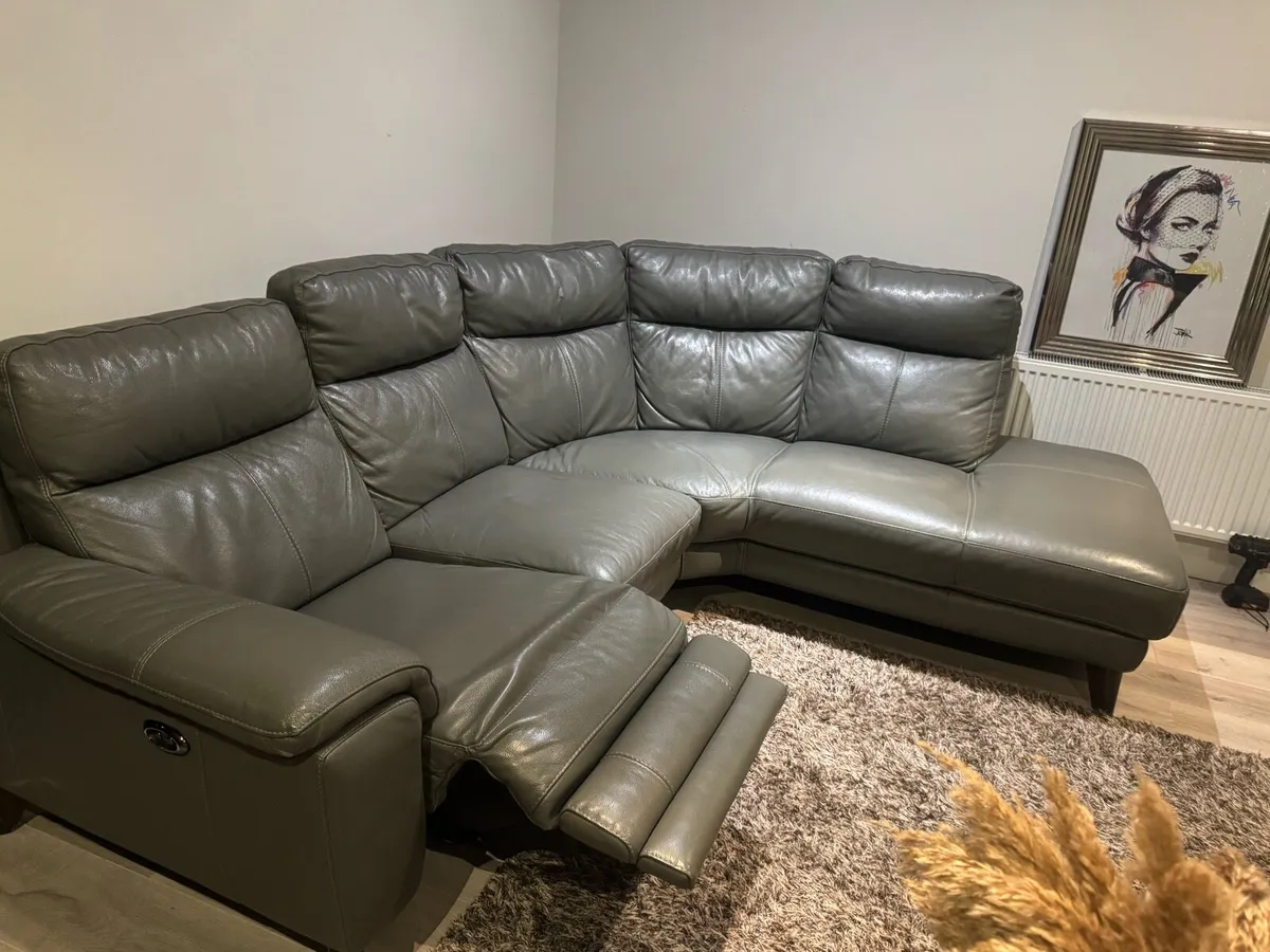 DFS Electric recliner corner sofa - Image 1