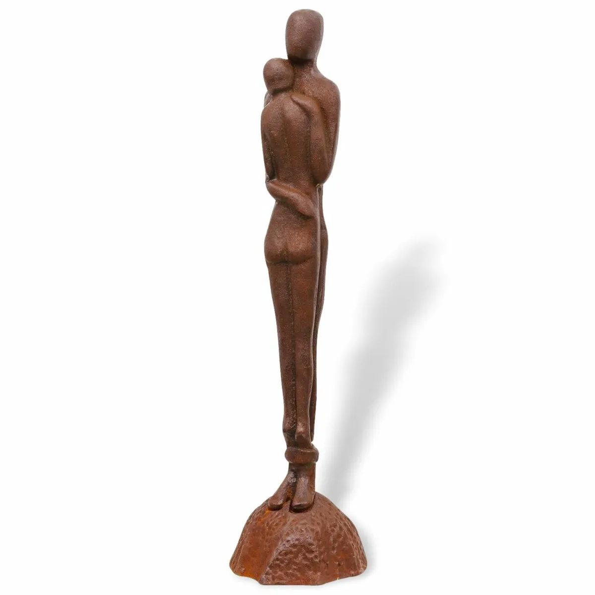 Iron Love Couple Garden Sculpture – Antique Style - Image 2