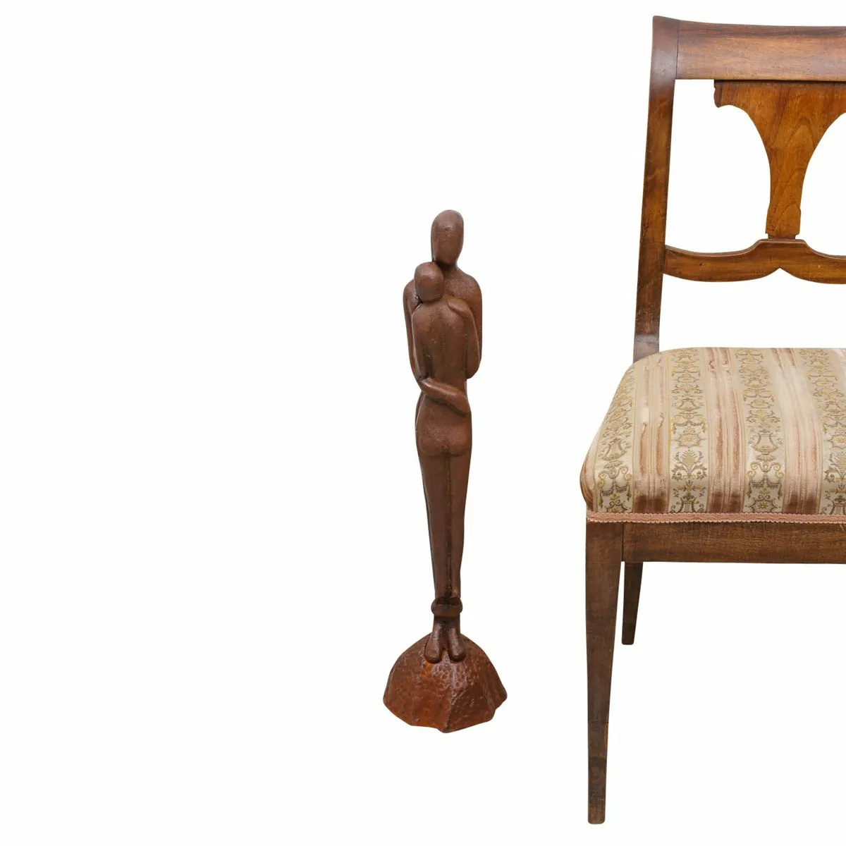 Iron Love Couple Garden Sculpture – Antique Style - Image 4