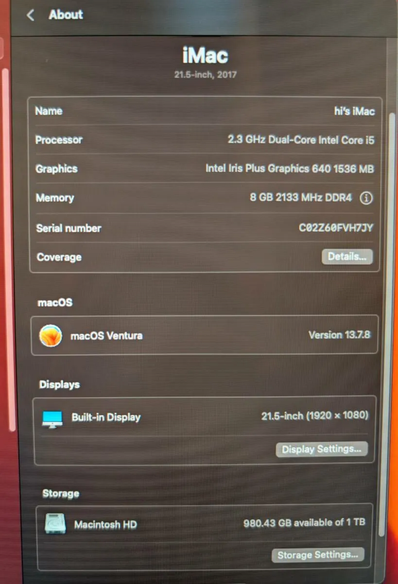 apple imac 2017 - Image 2