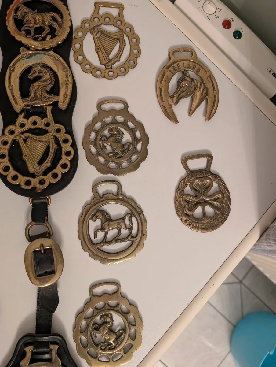 Vintage Horse Brass – 17 pieces inc. Guinness - Image 2