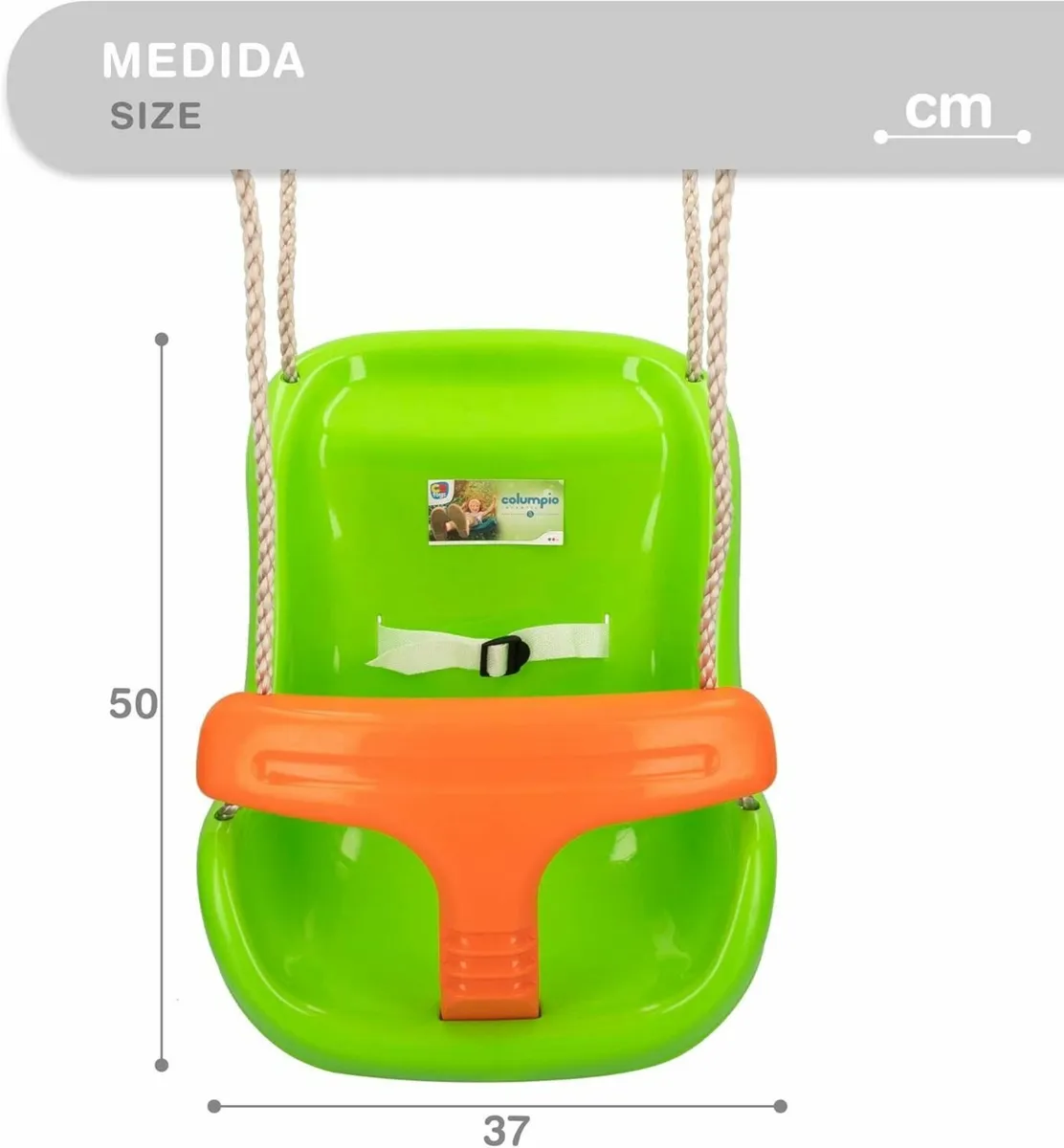 Colorbaby Outdoor Baby Swing Seat with Ropes - Image 2