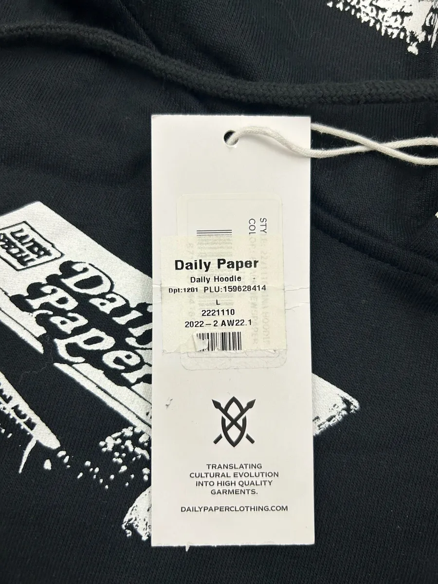 Daily Paper Cotton Hoodie Mens Large - Image 4