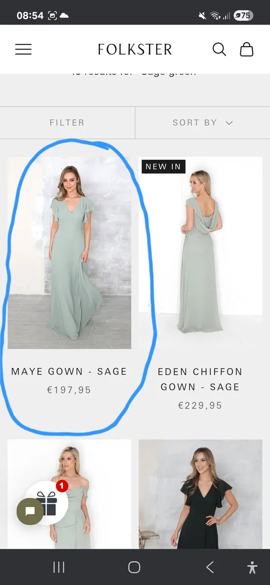 2 x Folkster Bridesmaid dresses (size M & XL) - Image 4