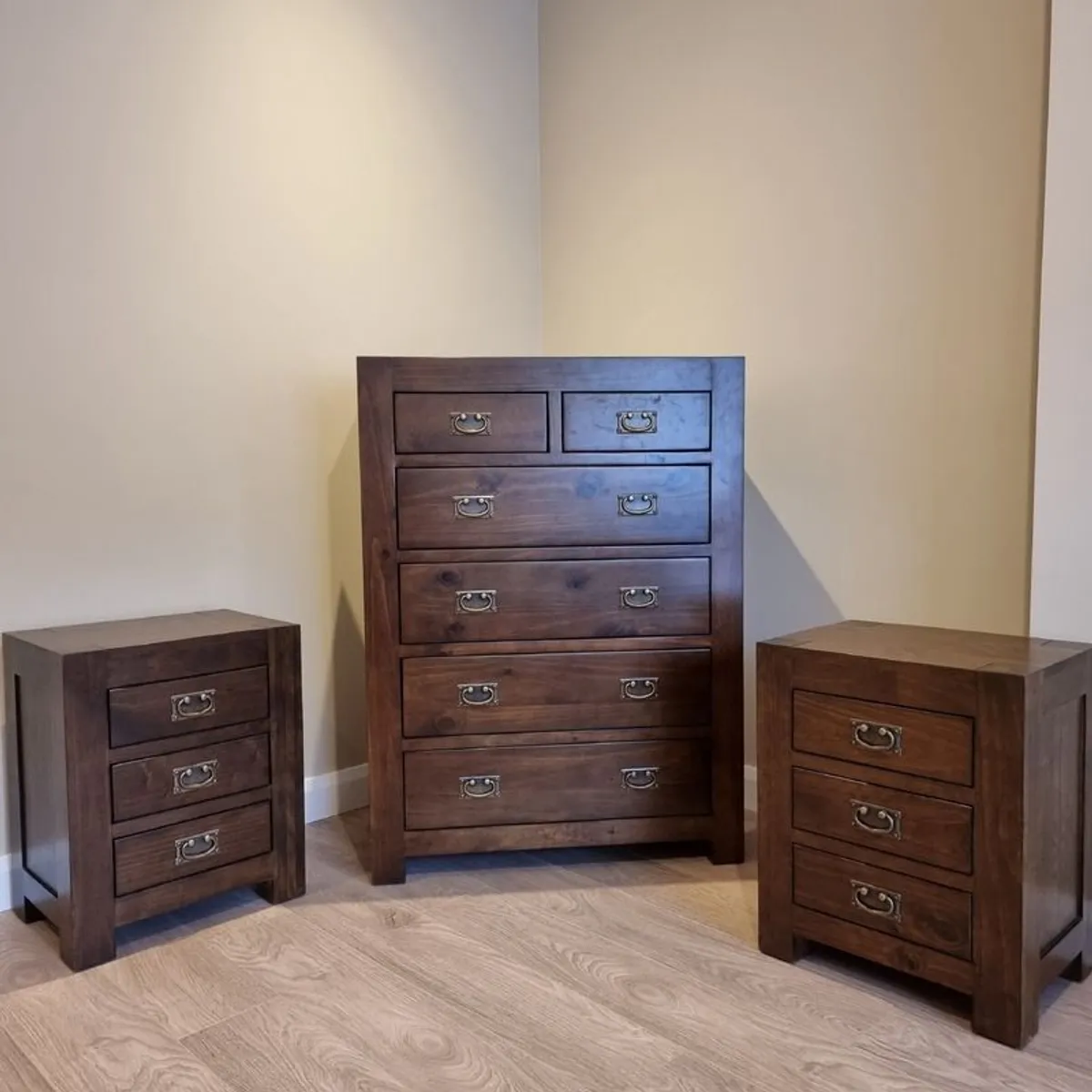 Two Lockers and Chest of Drawers - Image 1