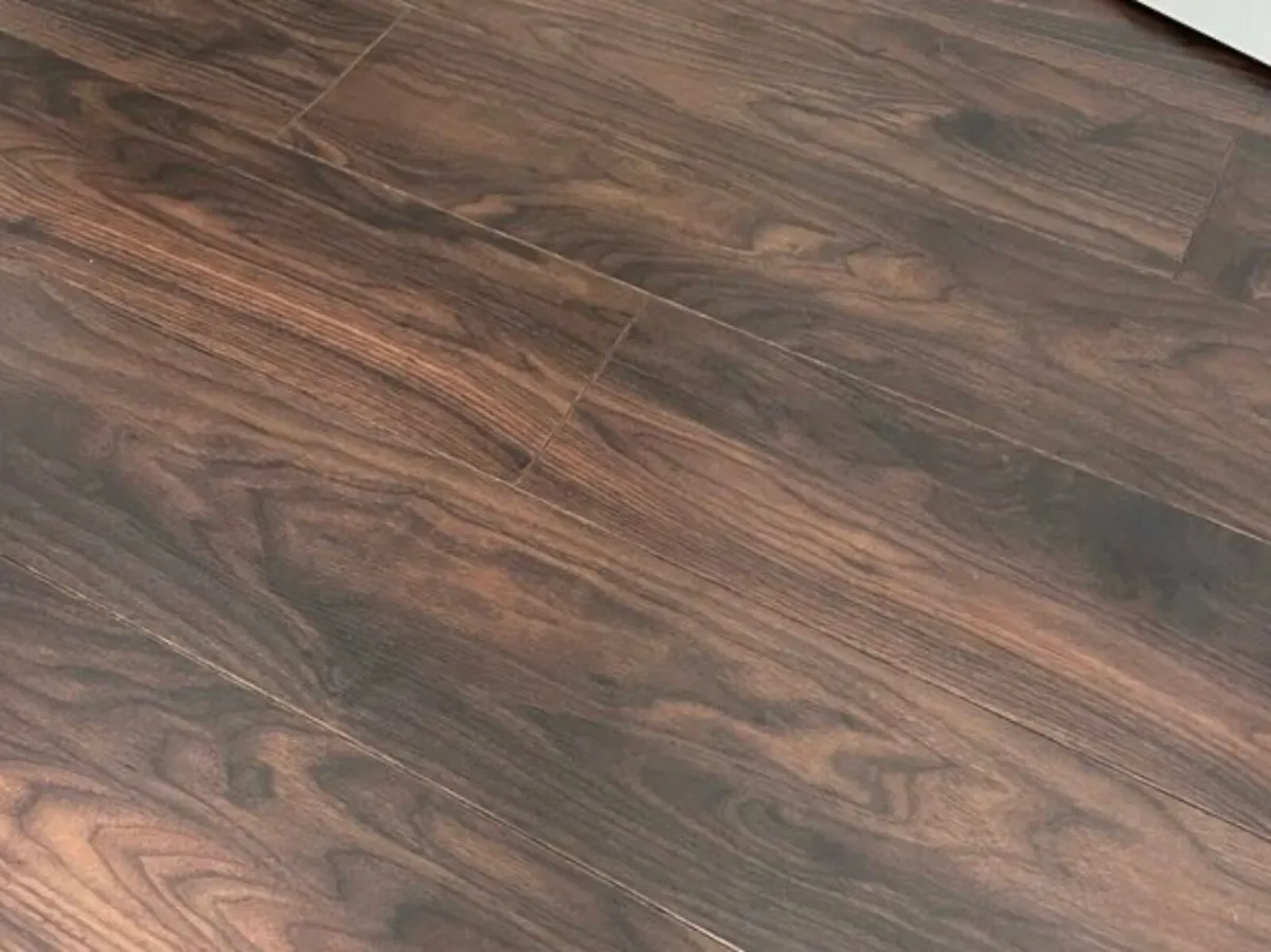 Dark Walnut Laminate Flooring - Image 3