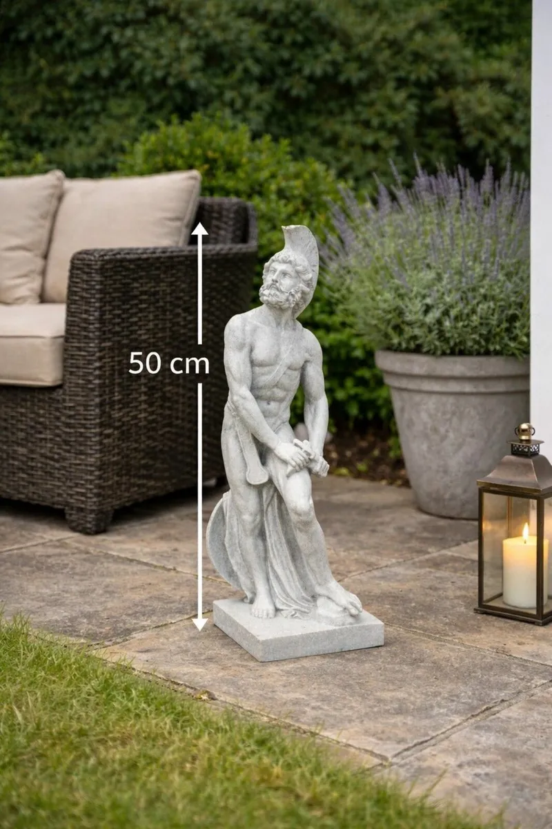 Sculpture Soldier Spartan Figure 50cm - Image 2