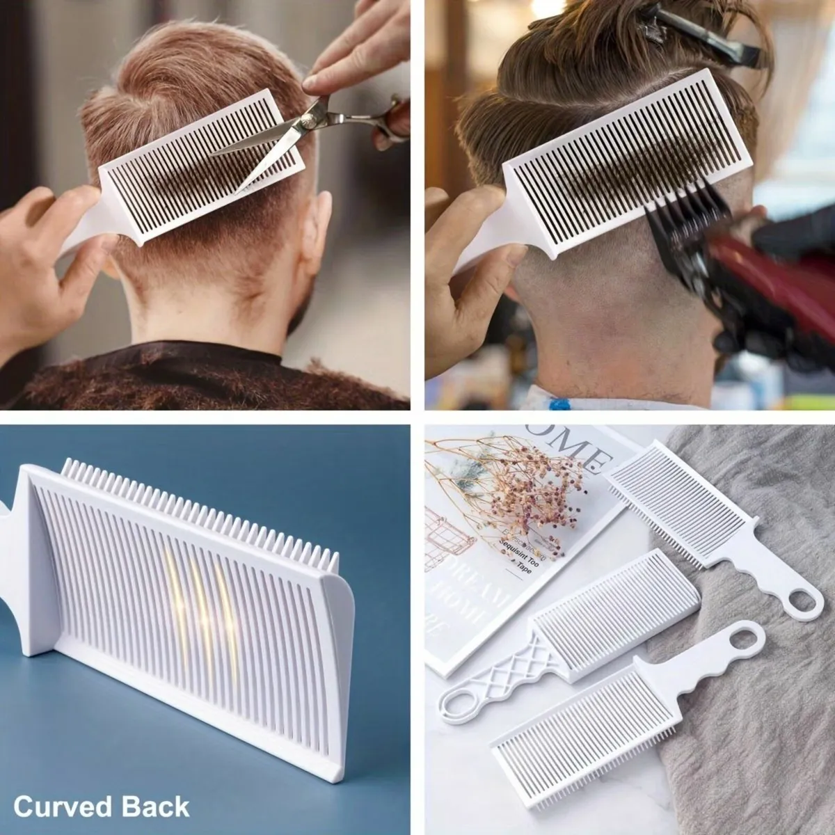 Professional Hair Cutting Guide Set (Curved Neckli - Image 2