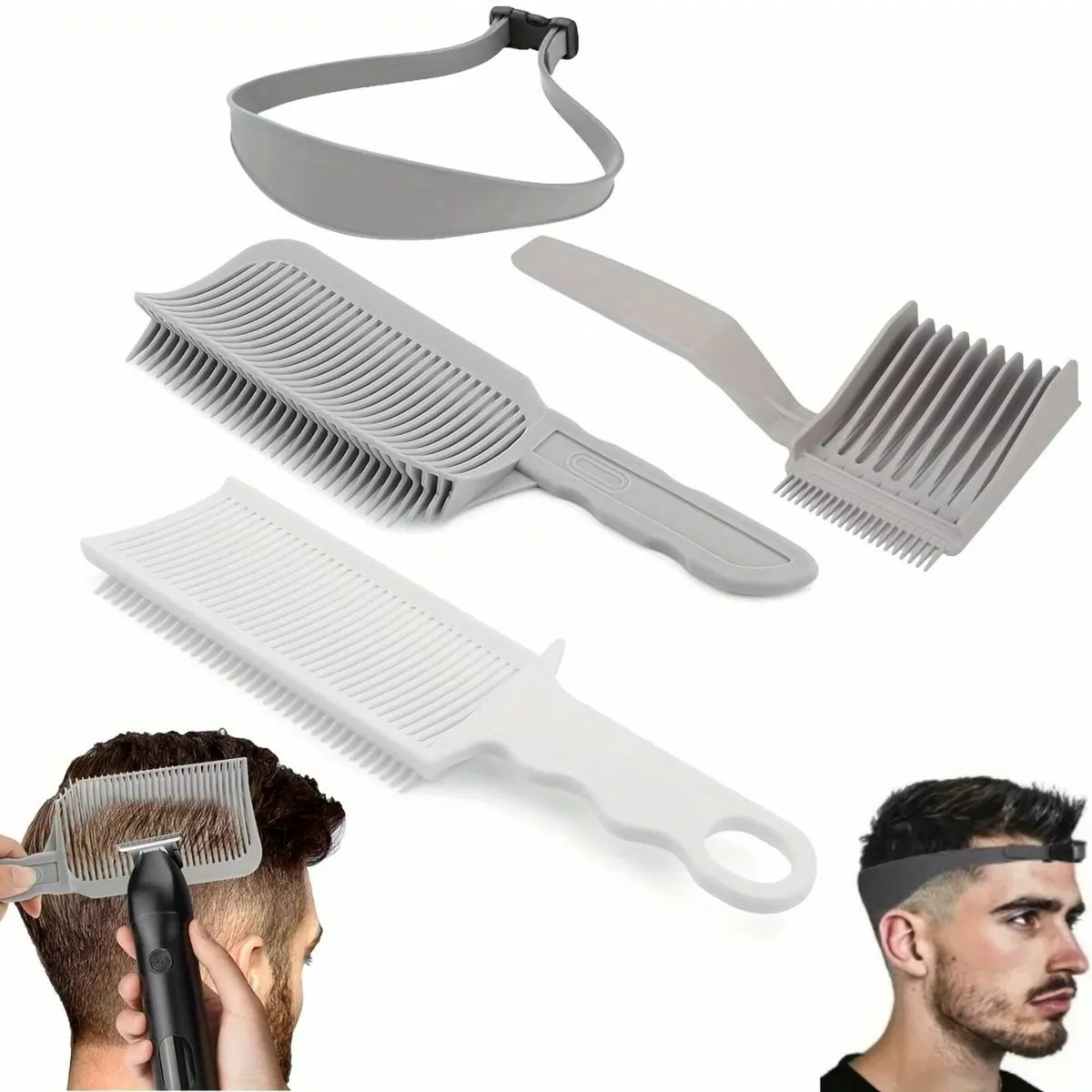 Professional Hair Cutting Guide Set (Curved Neckli - Image 1