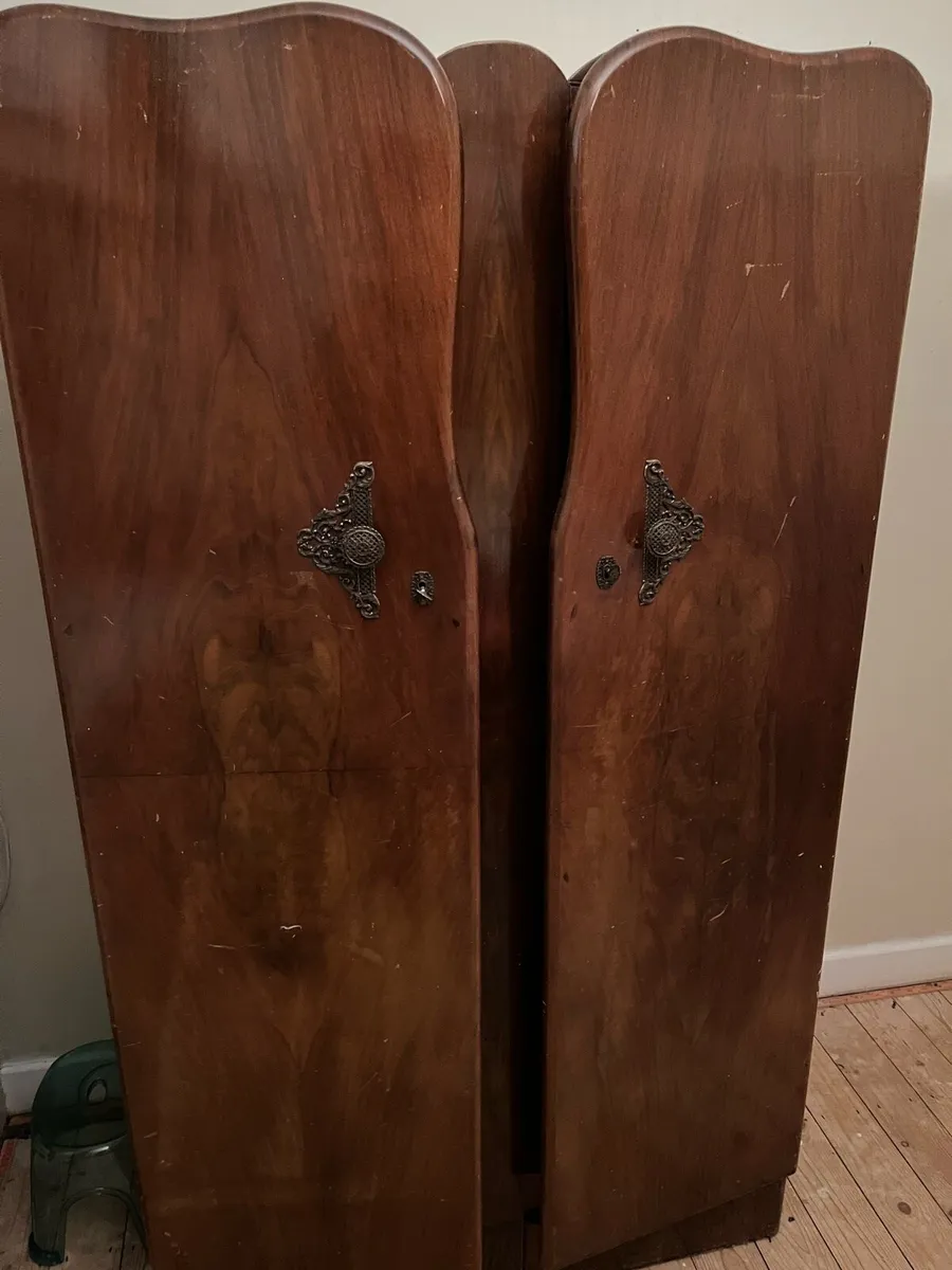Antique wardrobe x 2 - Image 1