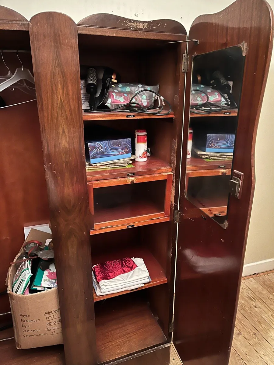 Antique wardrobe x 2 - Image 2