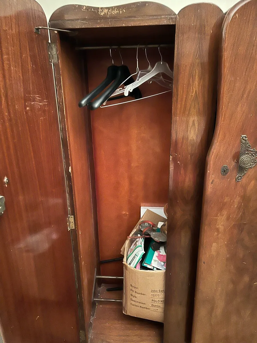 Antique wardrobe x 2 - Image 3