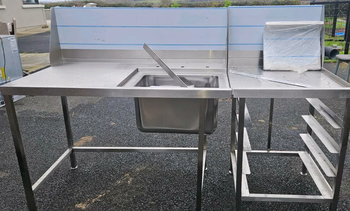 Stainless Steel sink & table - Image 1