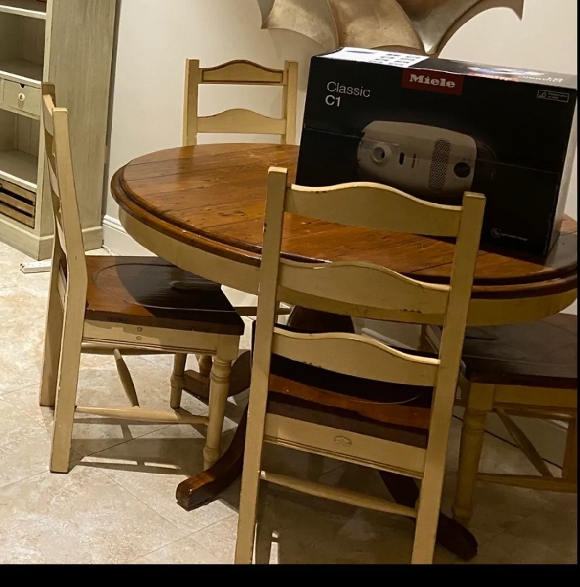 Dining table and 4 chairs (Galway City) - Image 2