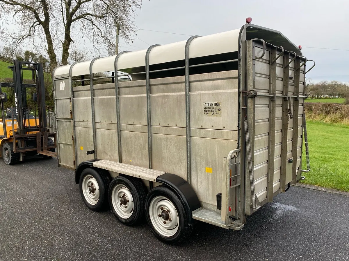 2008 Hudson (12x6) Tri-Axle Livestock Trailer - Image 2
