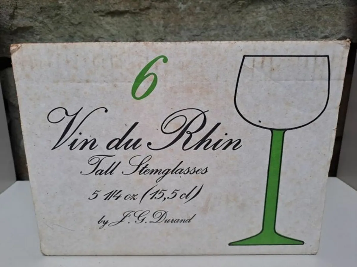 JG Durand wine glasses vintage - Image 4