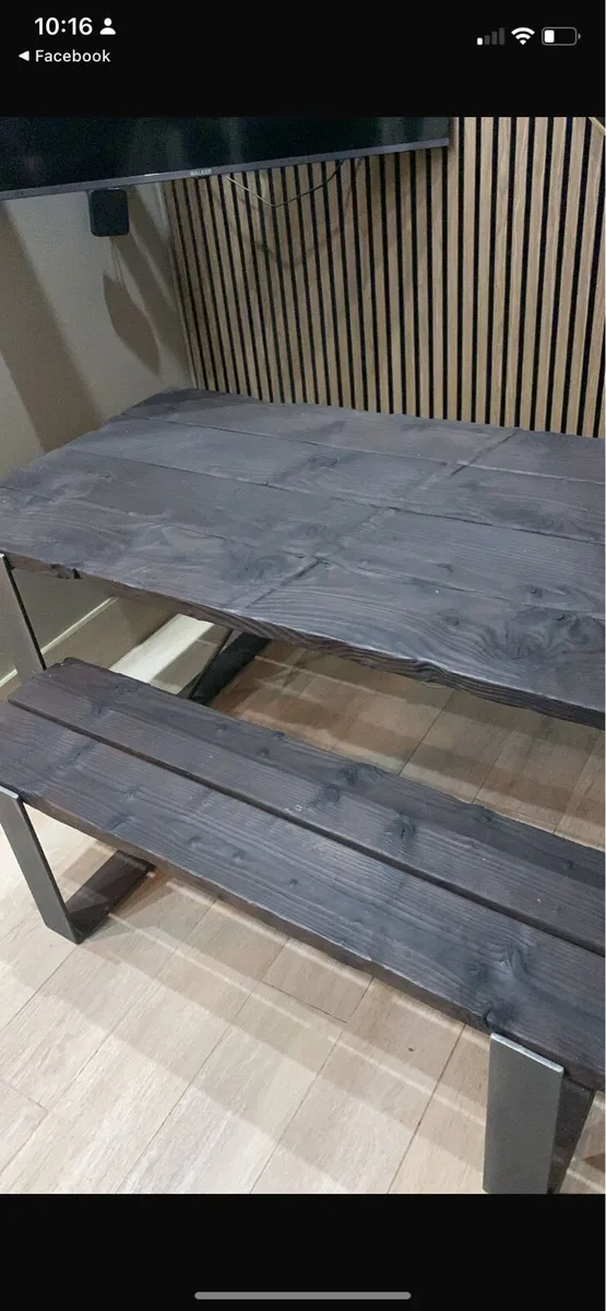 Custom built kitchen table - Image 1