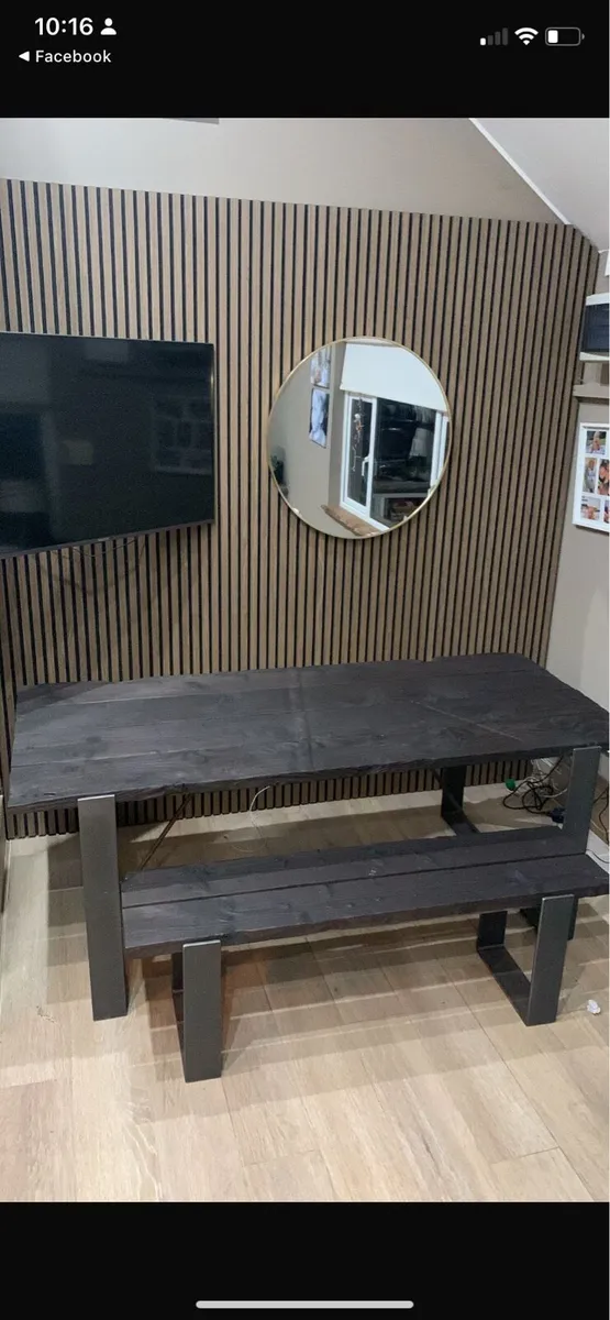 Custom built kitchen table - Image 4