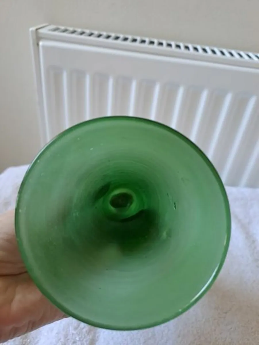 Pewter and green glass bridal cup - Image 3