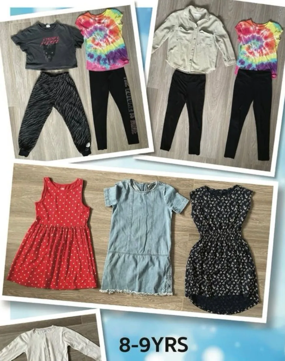 Girls Clothes Bundle - 8 Pieces & 3 FREE - 8-9yrs - Image 2