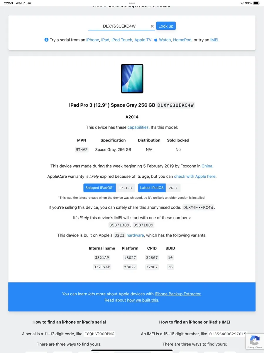 iPad Pro 3 12.9 inch, 3rd Gen, Cellular - Image 2