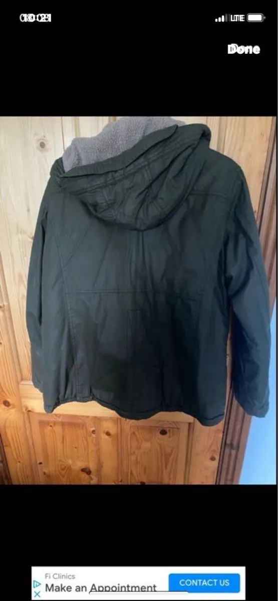 River island wax style coat - Image 3