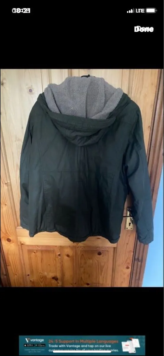 River island wax style coat - Image 4