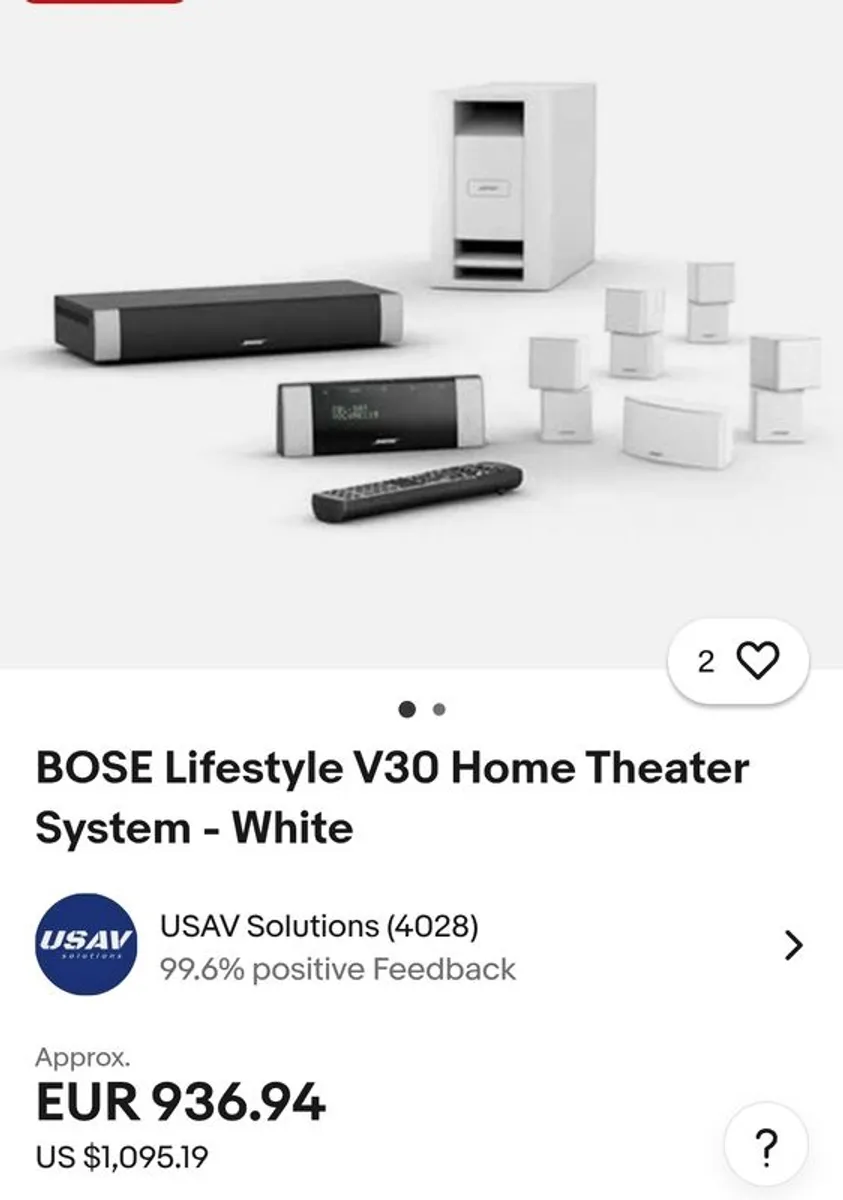 bose lifestyle v30 home entertainment system - Image 3