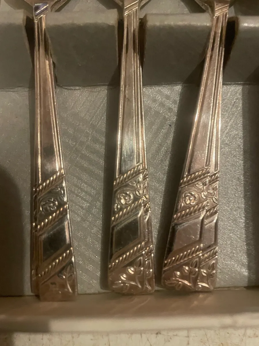 Antique six coffee spoons - Image 4