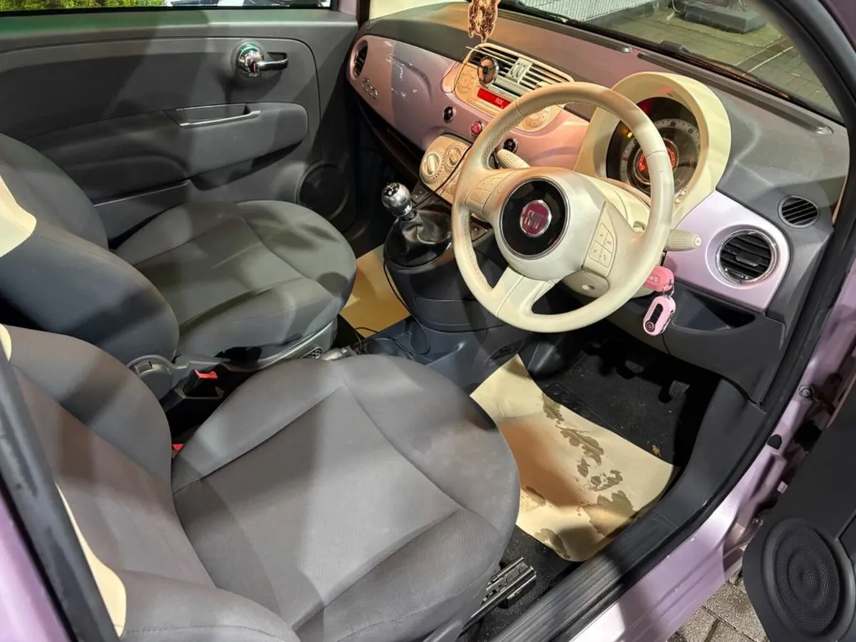 Fiat 500 1.2 Lounge 69BHP - Pink! - Image 2