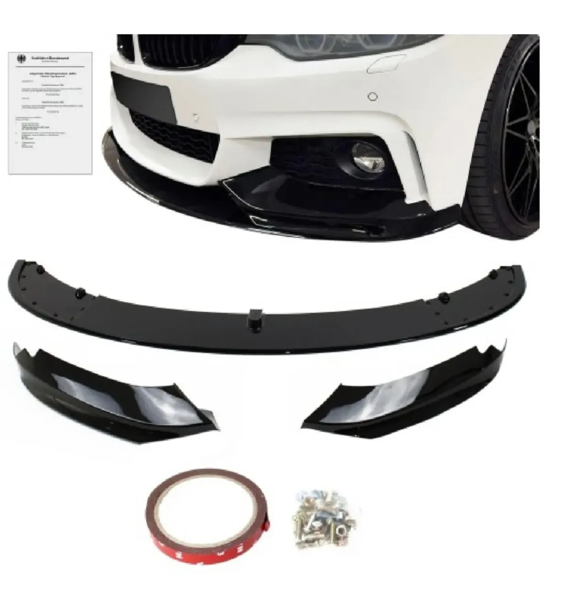 Front lips & sides bmw 3 4 & 5 series