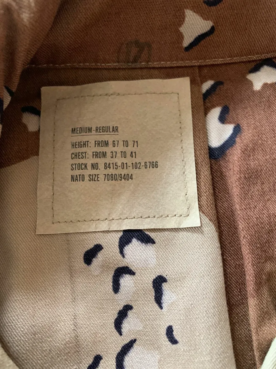 USMC six-colour desert storm military uniform - M - Image 3