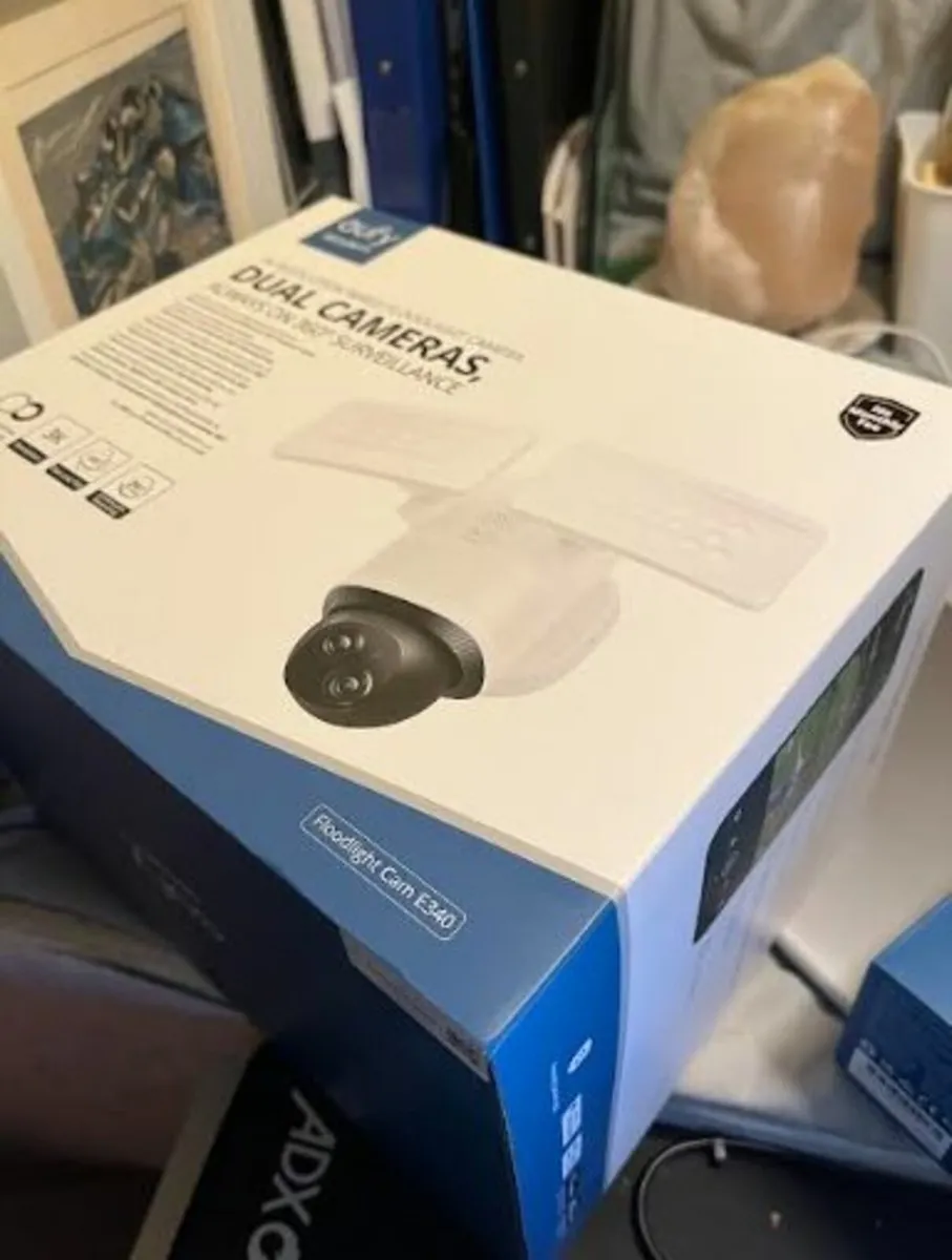 Security Video Doorbell Floodlight Camera HomeBas - Image 1