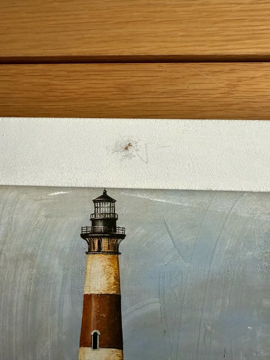 Beach lighthouse painting - Image 3