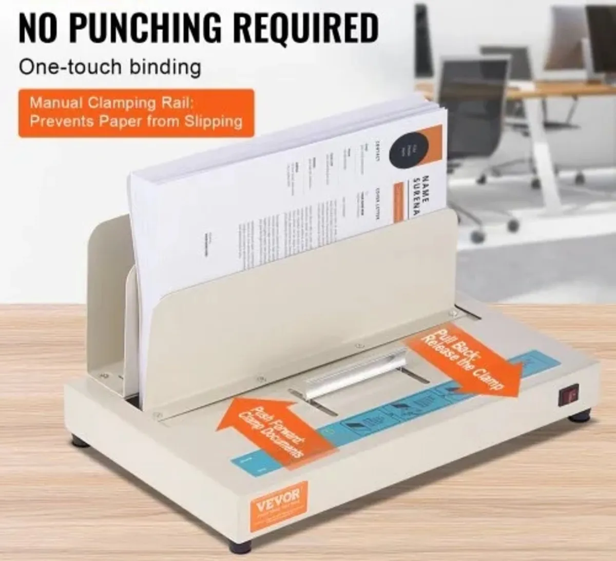 Thermal Binding Machine, 500 Sheets Capacity Book - Image 2