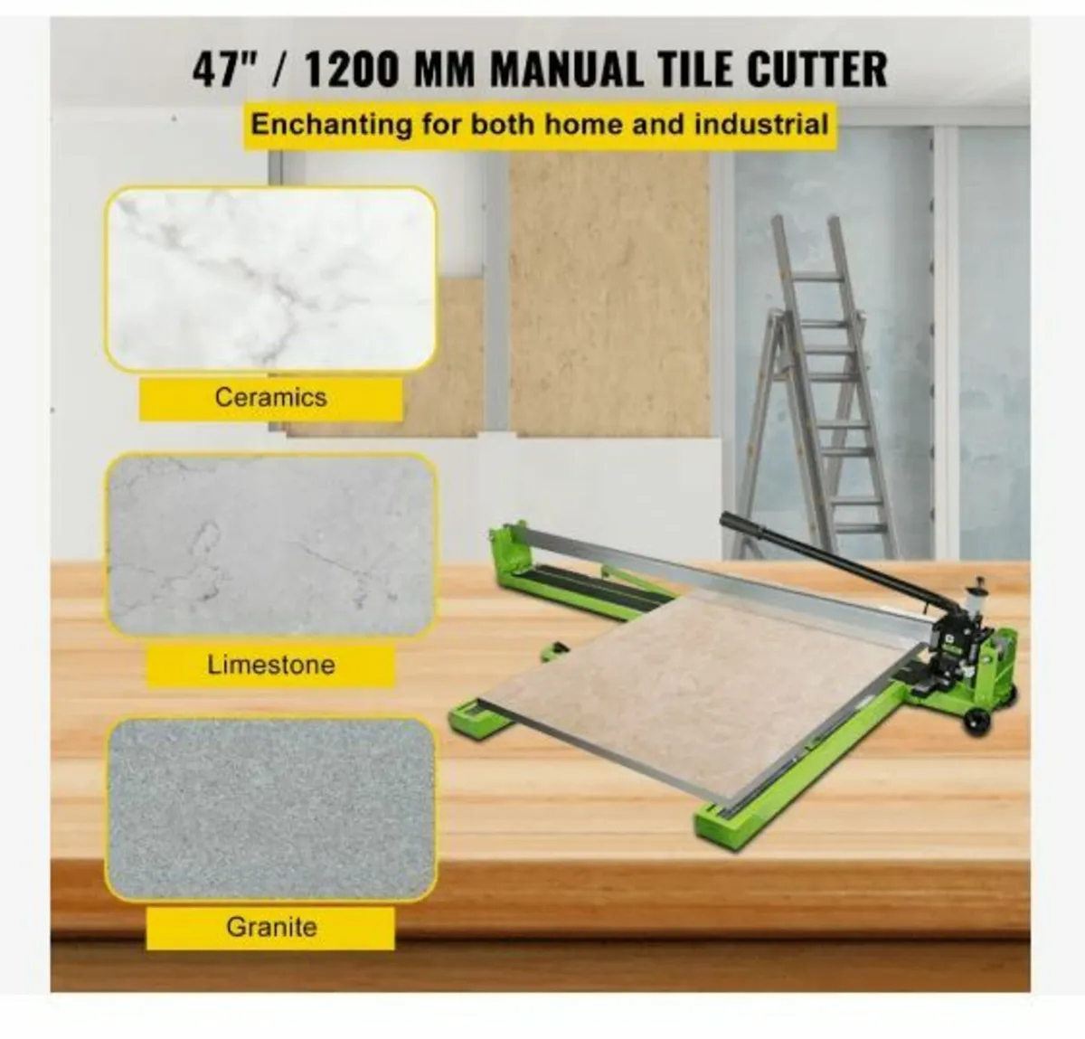 Tile Cutter 47-Inch Manual Tile Cutter 1.4-Inch - Image 2