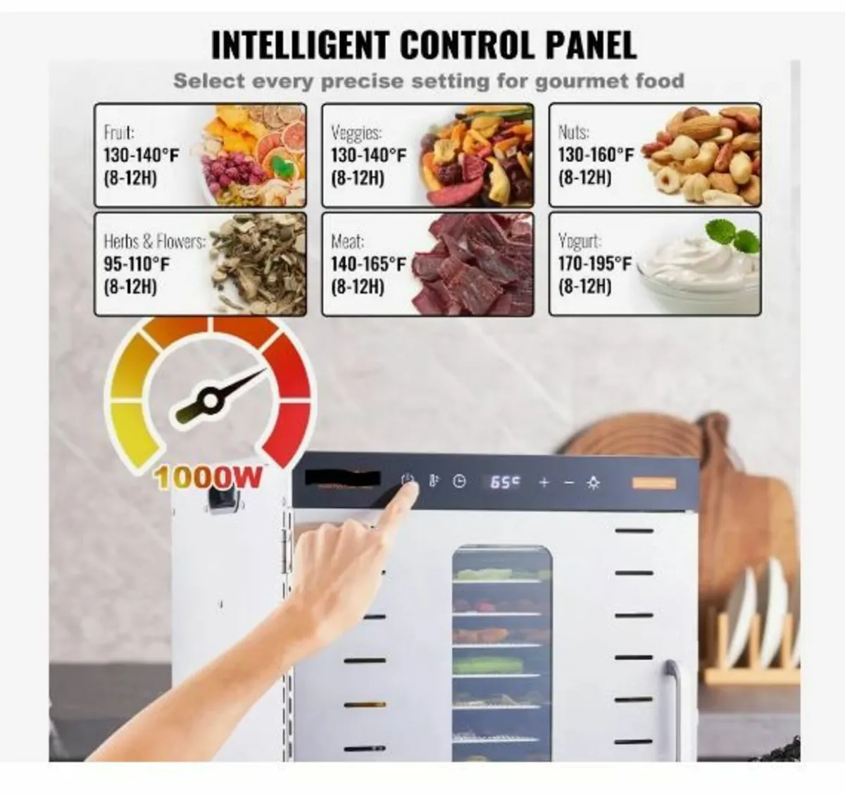 10 Trays Food Dehydrator Machine - Image 3