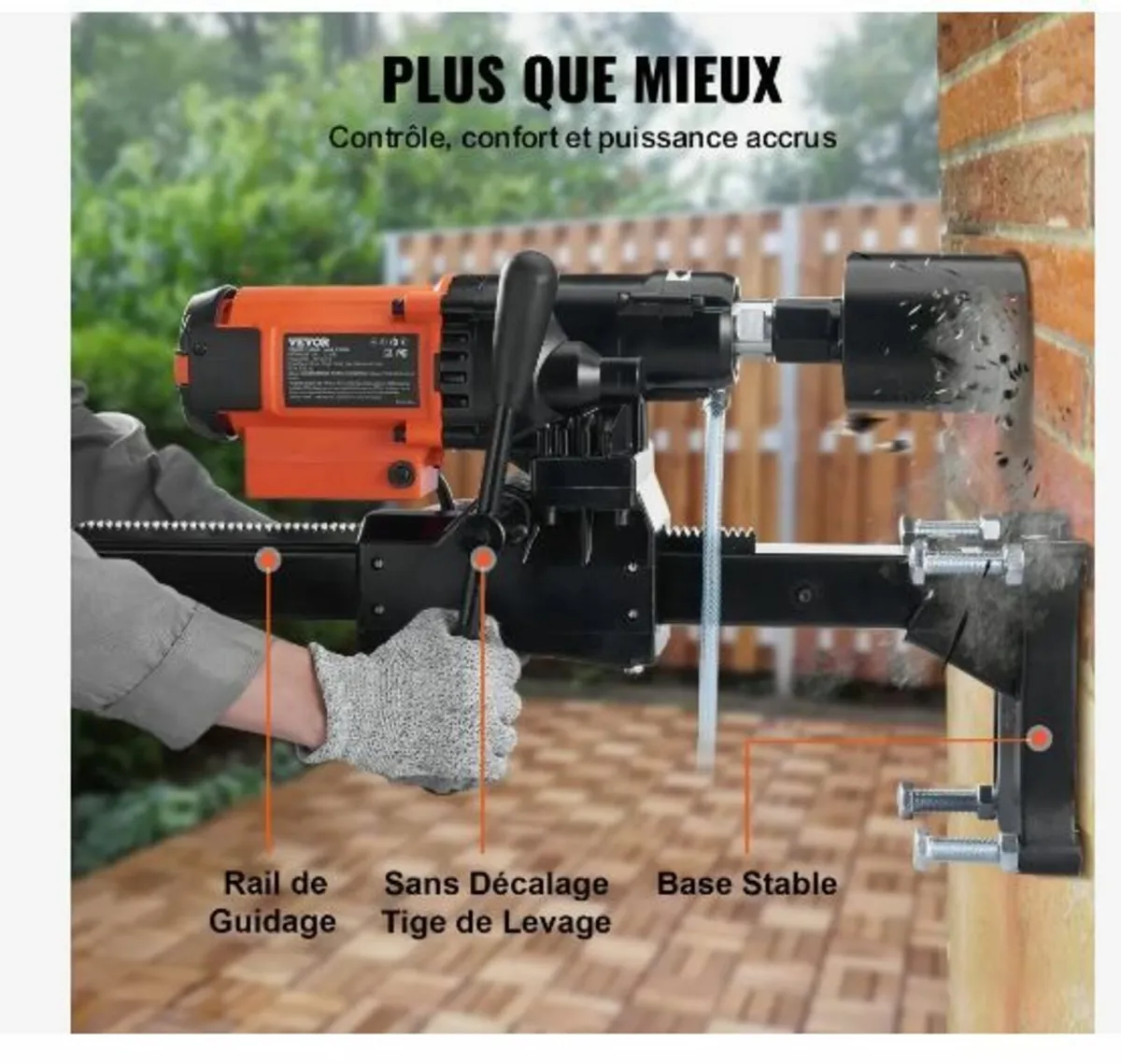 Wet&Dry Diamond Core Drill Machine - Image 4