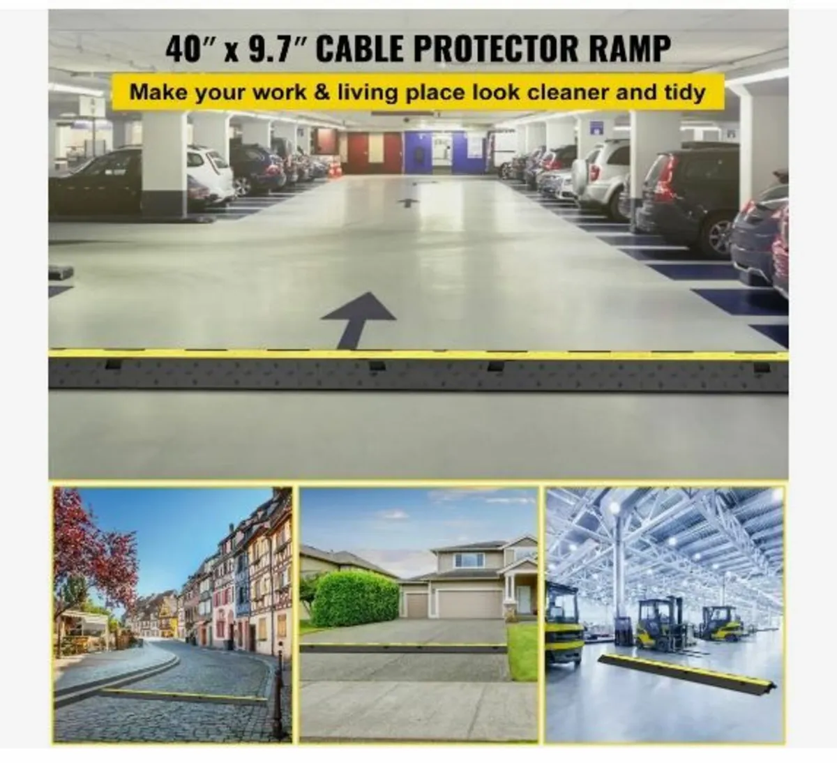 Cable Protector Ramp 101x24.5x5 cm - Image 3