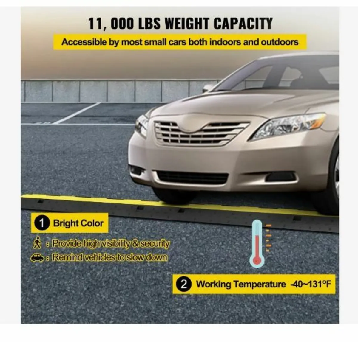 Cable Protector Ramp 101x24.5x5 cm - Image 4